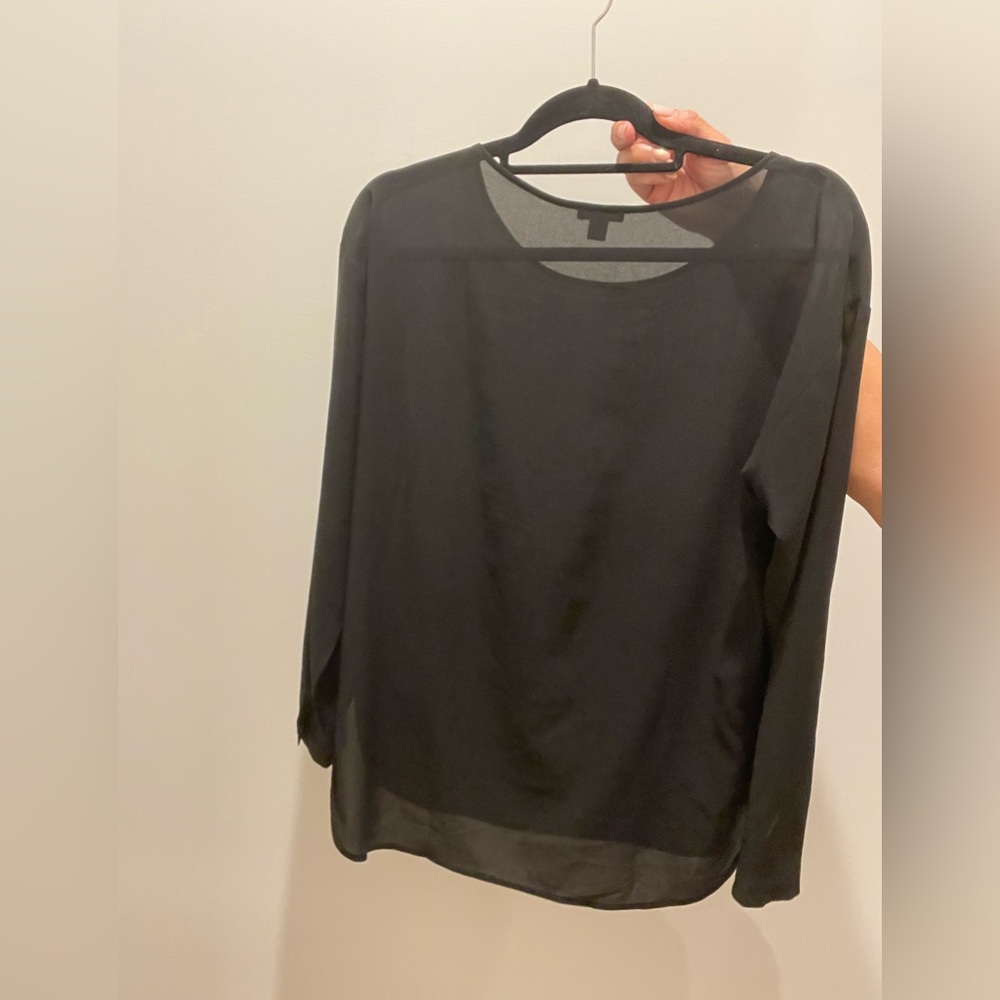 ANN TAYLOR Black Blouse